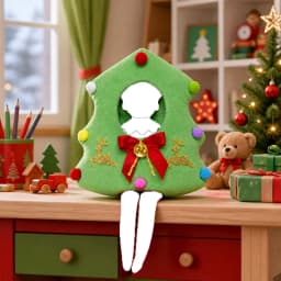 Christmas Doll Clothes Accessories&Miniature Items Scene Set For Elf Doll 30Cm Doll Christmas Decoration,Girl Toy Christmas Gift