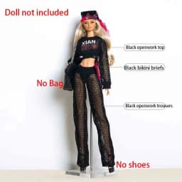 Trendy Street Sport Style 1/6 Doll Clothes Accessories Xianxian Supermodel Cool Girl3 Modern Girl Clothes For 30cm Babi Dress Up