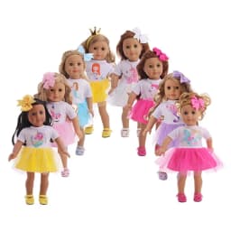 Doll Clothes Unicorn Kitty Dress Fit 18 Inch American&43 CM Reborn New Born Baby Doll OG Girl Doll Russia Doll DIY Gift's Toy