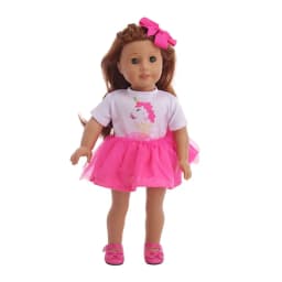 Doll Clothes Unicorn Kitty Dress Fit 18 Inch American&43 CM Reborn New Born Baby Doll OG Girl Doll Russia Doll DIY Gift's Toy