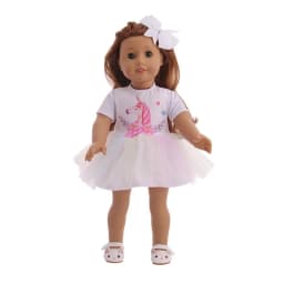 Doll Clothes Unicorn Kitty Dress Fit 18 Inch American&43 CM Reborn New Born Baby Doll OG Girl Doll Russia Doll DIY Gift's Toy