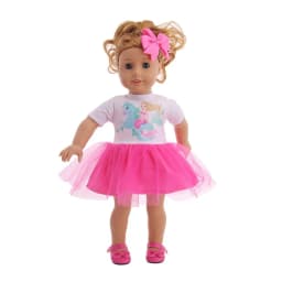 Doll Clothes Unicorn Kitty Dress Fit 18 Inch American&43 CM Reborn New Born Baby Doll OG Girl Doll Russia Doll DIY Gift's Toy