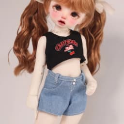No Doll New 30/45/60cm Doll's Clothes for 1/3 1/4 1/6 Bjd Doll T-shirt Diy Girl Toys Dress Up Doll Accessories