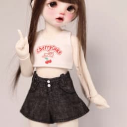 No Doll New 30/45/60cm Doll's Clothes for 1/3 1/4 1/6 Bjd Doll T-shirt Diy Girl Toys Dress Up Doll Accessories