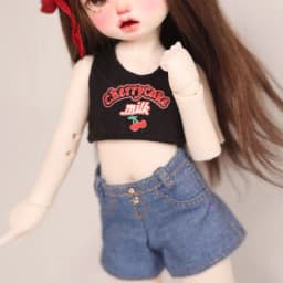 No Doll New 30/45/60cm Doll's Clothes for 1/3 1/4 1/6 Bjd Doll T-shirt Diy Girl Toys Dress Up Doll Accessories