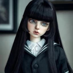 Long Straight Hair Wig Elegant Girls BJD/SD Wig 1/3 1/4 1/6 Green GoldenDoll Accessories In Stock