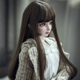 Long Straight Hair Wig Elegant Girls BJD/SD Wig 1/3 1/4 1/6 Green GoldenDoll Accessories In Stock