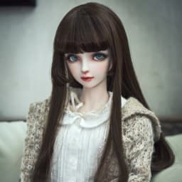 Long Straight Hair Wig Elegant Girls BJD/SD Wig 1/3 1/4 1/6 Green GoldenDoll Accessories In Stock