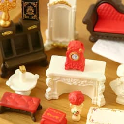 1/12 Dollhouse Simulation Mini Furniture Model Dollhouse Living Room Scene Decoration Dolls House Ornament Pretend Play Toys