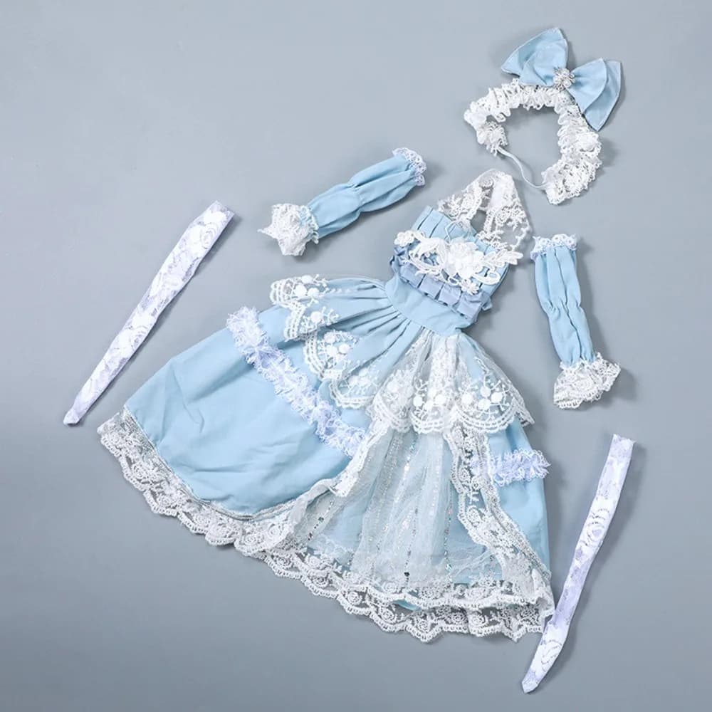 Accessories Classical 1/3 Clothes Nice-looking Rococo 60cm Princess Suspender Dress Exquisite Lolita 60cm Dress Costume Game