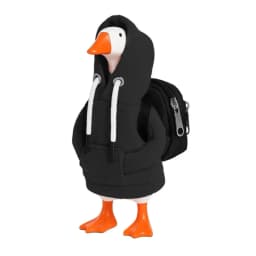 5 Inch Goose Outfits Red Hoodies Soft Solid Color Mini Porch Goose Hoodies Desk Goose Outfits Clothes for Table Decoration