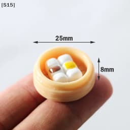 5pcs 1:12 Scale Miniature Dollhouse Chinese Dim Sum Food for Decor Toys[S15][S15]