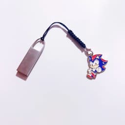 Sonic Cartoon Figure Bag Charm, Cute Hanging Ornament Trendy Backpack Decor Jewelry Accessory