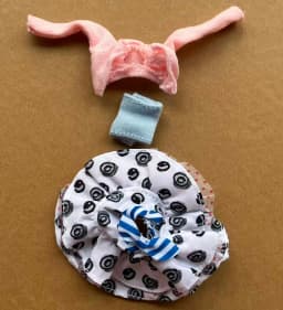 Monster Doll Coat Tshirt Skirt Clothes 1 /6 Slim Dressing Parts Decors Compatible with Monster Bratss Slim Doll Body