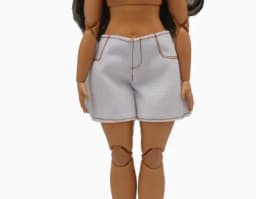 LX1295 Beautiful dress top skirt suit clothes gifts for your curvy babi 1/6 dolls