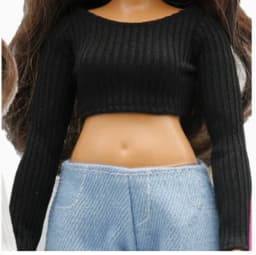 LX1295 Beautiful dress top skirt suit clothes gifts for your curvy babi 1/6 dolls