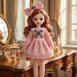 Stylish doll Clothes, Elegant Celebrity Dresses, and Accessories Suitable for Dolls 30cm/11.5 Inches.