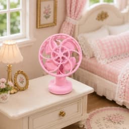 Mini Electric Fan, doll House Living Room, Bedroom Scene Decoration, Shooting Props, Collection for Microscale Enthusiasts