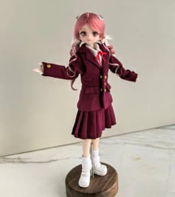 Blythe OB22 Doll Clothes Japanese School Uniform Formal Suit Shirt JK Pleated Skirt For 1/6 BJD OB24 Gift Birthday
