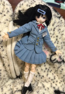 Blythe OB22 Doll Clothes Japanese School Uniform Formal Suit Shirt JK Pleated Skirt For 1/6 BJD OB24 Gift Birthday