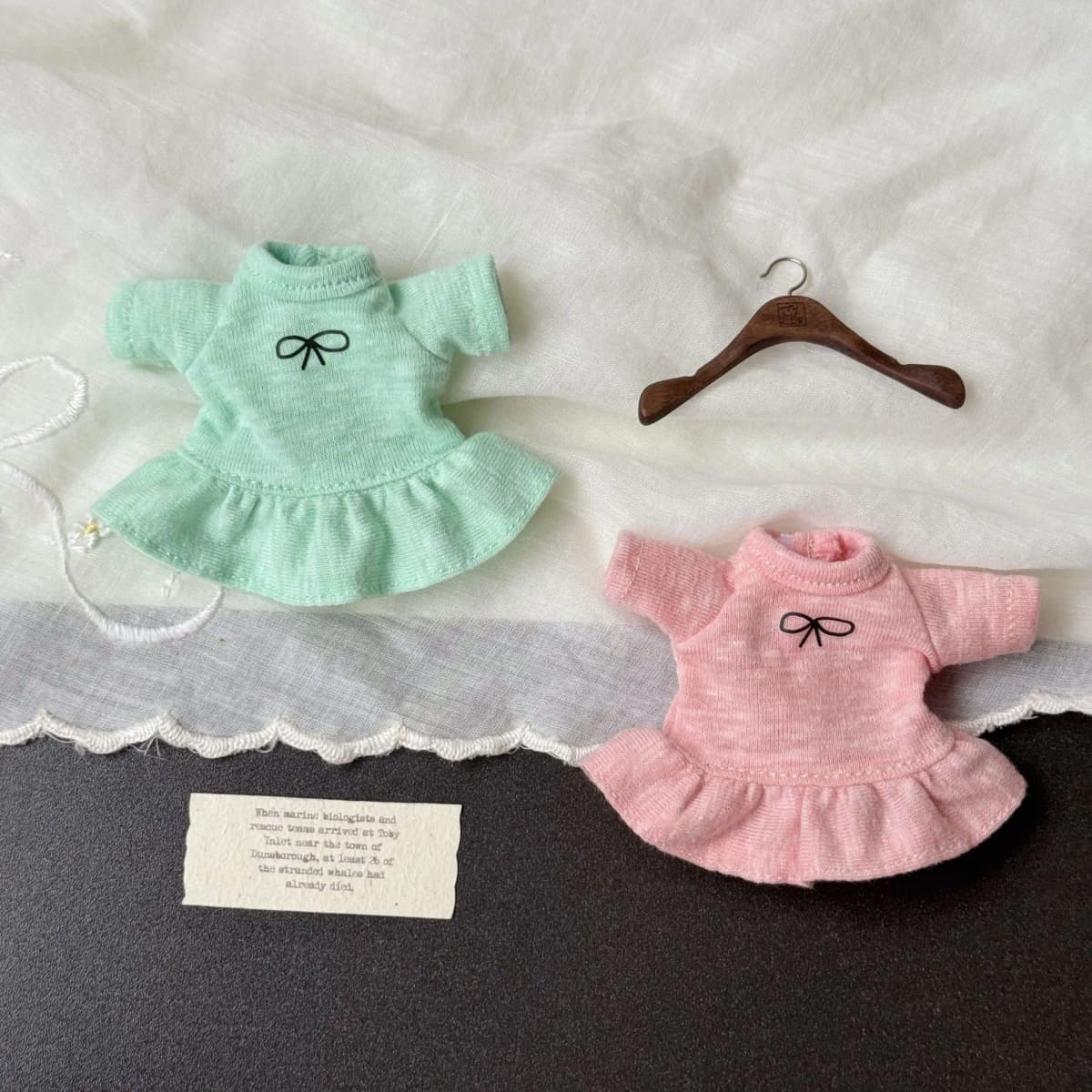 Doll T-shirt Dress For Zsiga 1/6 BJD Cute Outfit Clothes For Potato Doll MIa Dress Up Photography Accessories