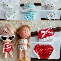 Summer Doll Swimsuit Clothes Fit 24cm Mia Potato Doll 1/8 ZSIGA Outfit Accessories