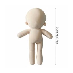 30CM 12.5cm Cotton Dolls Body DIY Idoll Doll Embroidery Or Blank Changing Dressing Game Handmade Playing House Dolls accessories