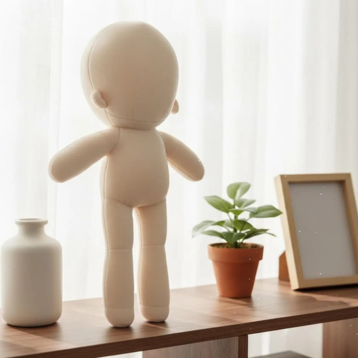 30CM 12.5cm Cotton Dolls Body DIY Idoll Doll Embroidery Or Blank Changing Dressing Game Handmade Playing House Dolls accessories