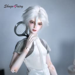 ShugaFairy 1/4 Thugoy A Fullset BJD Bubo Casual Minimalist Everyday Youth Grey-and-White Sportswear MC Resin Ball Jointed Doll