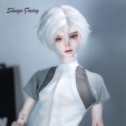 ShugaFairy 1/4 Thugoy A Fullset BJD Bubo Casual Minimalist Everyday Youth Grey-and-White Sportswear MC Resin Ball Jointed Doll