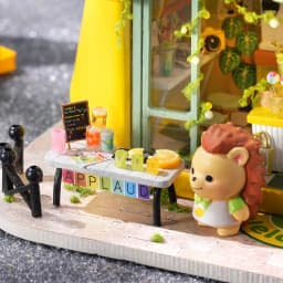 DIY Miniature Dollhouse Kit with LED Light Handmade 3D Puzzle Mini House Toys Home Decor Wooden Crafts For Xmas Birthday Gifts