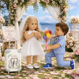 Doll Dress Wedding Party Dress Gentleman's Suit For 18 Inch American Doll&43cm Baby Doll Clothes Accessories Our Generation
