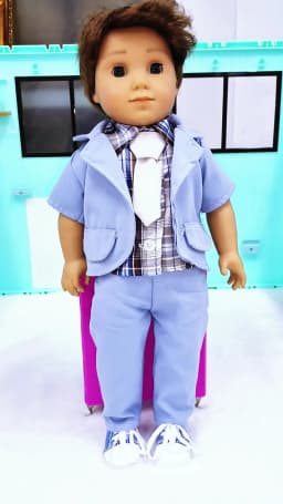 Doll Dress Wedding Party Dress Gentleman's Suit For 18 Inch American Doll&43cm Baby Doll Clothes Accessories Our Generation