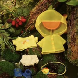 10cm cotton doll clothes Kawaii small animal raincoat series clothes pendants without attributes dolls can be worn and changed f
