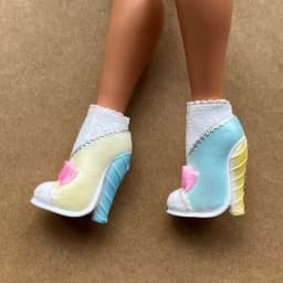 1/6 Doll Sandals Fashion Sister Doll Shoes Boots DIY Colorful Decors for Female Doll Personality Dressing