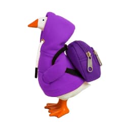 Funny 7 Inch Goose Outfits Hoodies Soft Solid Color Mini Porch Goose Hoodies Tabletop Goose Costume for Table Decoration