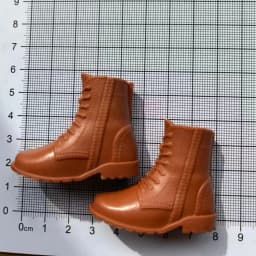 Male Doll Fashion Boots - Black Brown Gray DIY Accessory Shoes Decorative Parts for Collectible Figures