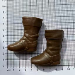 Male Doll Fashion Boots - Black Brown Gray DIY Accessory Shoes Decorative Parts for Collectible Figures