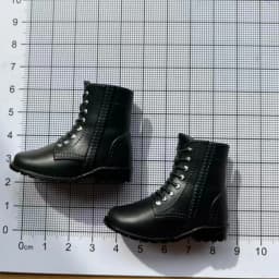 Male Doll Fashion Boots - Black Brown Gray DIY Accessory Shoes Decorative Parts for Collectible Figures