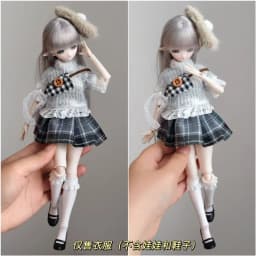 6 Point Lolita Style Doll Clothes Set Suitable For Azone Ob22 Ob24 Mitian 4th Generation Small 6 Size Doll