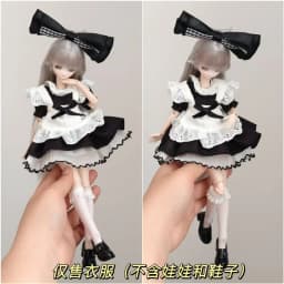 6 Point Lolita Style Doll Clothes Set Suitable For Azone Ob22 Ob24 Mitian 4th Generation Small 6 Size Doll