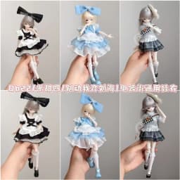 6 Point Lolita Style Doll Clothes Set Suitable For Azone Ob22 Ob24 Mitian 4th Generation Small 6 Size Doll