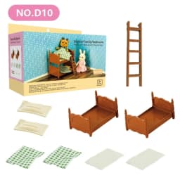 1:12 Dollhouse Miniature Furniture Set Mini Fridge Stove Sink Toilet Washing Machine Dining Table Chair Pretend Play Accessory