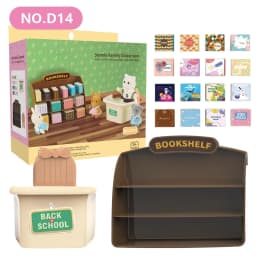 1:12 Dollhouse Miniature Furniture Set Mini Fridge Stove Sink Toilet Washing Machine Dining Table Chair Pretend Play Accessory