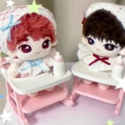 New Kawaii 3D Printed Strawberry Chair 10cm Cotton Doll Furniture Mini Cute Doll Korean Accessories DIY Scene Decoration Gift