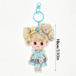 Cute 10cm Doll Keychain Bag Pendant for Bjd Doll Dolls for Girls Mini Dolls Mobile phone Decoration