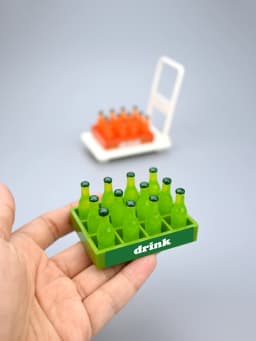 A miniature beverage scene ornament, dollhouse accessories, dollhouse toys, toy house decoration, miniature food toys, photography props, micro landscape ornament, miniatures decoration, small gifts, promotional items,