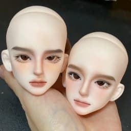 Hand Painted Bjd Doll Head 1/3 1/4 1/6 Scale Male Resin Doll Head Custom Makeup Mjd Doll Accessory For Adult Collectors