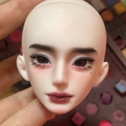Hand Painted Bjd Doll Head 1/3 1/4 1/6 Scale Male Resin Doll Head Custom Makeup Mjd Doll Accessory For Adult Collectors