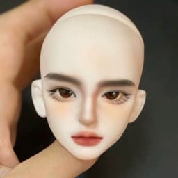 Hand Painted Bjd Doll Head 1/3 1/4 1/6 Scale Male Resin Doll Head Custom Makeup Mjd Doll Accessory For Adult Collectors